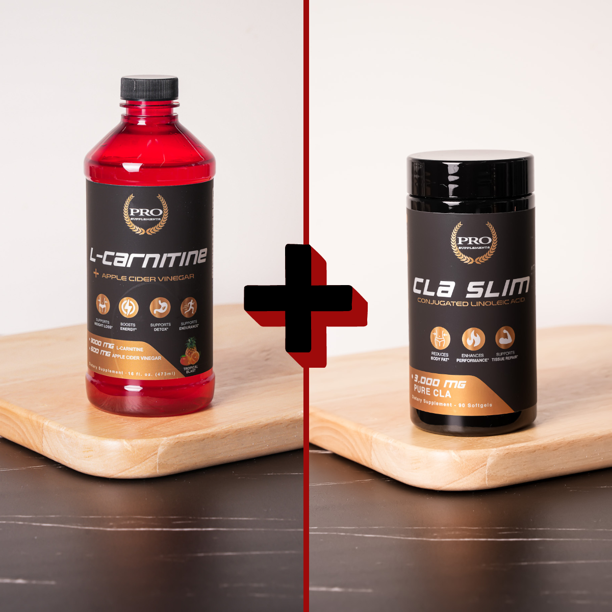 COMBO: L-Carnitine + CLA  Pro Supplements PR